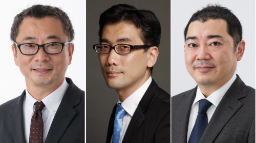 左から日経クロステック先端技術編集長・小川計介、IT編集長・小笠原啓、建設編集長・佐々木大輔