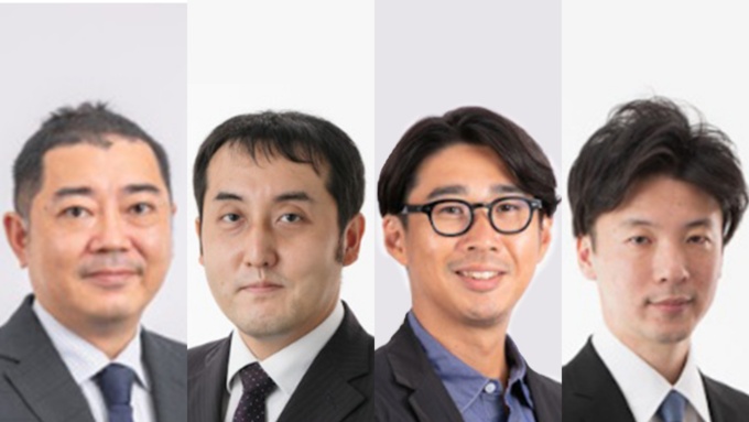 左から日経クロステック建設編集長 佐々木大輔、日経クロステック先端技術編集長 高野敦、日経クロステックIT編集長 島津翔、日経クロステック グロース編集長 岡部一詩