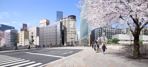 地下化が完了した後の日本橋のイメージ